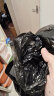 家羽垃圾袋大号加厚手提卫生间办公室卧室断点黑色背心垃圾袋塑料袋 背心垃圾袋60*45cm（100只装） 实拍图