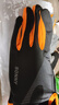 炫世柠檬 手套男户外登山攀岩防滑耐磨全指手套徒步爬山夏防晒运动骑行女 黑橙色 斜条纹  L 实拍图