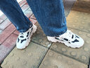 卡帝乐鳄鱼休闲鞋女鞋春季老爹鞋女时尚运动鞋跑步鞋子女 0939 黑色 36 实拍图