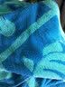 FGHGF1浴巾+1毛巾 吸水大浴巾棉柔软成人男女洗脸家用速干 蓝色泡熊套装 370g 70cm*140cm 实拍图