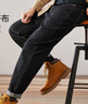 骆驼（CAMEL）直筒原牛仔裤男士宽松透气纯棉秋冬季户外休闲长裤子M13CAJB060 实拍图