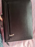 北狐男包真皮男士手提包男包公文包商务休闲头层牛皮单肩斜挎包背包男 黑色横款升级头层牛皮1922 实拍图