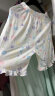 红豆居家（Hodohome）儿童睡衣女童夏季纯棉套头家居服女孩短袖短裤空调服套装326 140 晒单实拍图