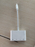 ZNNCO 苹果otg转接头支持U盘Lightning转USB转换器接口iPad平板iPhone手机 四合一读卡器【usb/TF/SD储存卡/相机】供电 实拍图