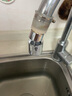 潜水艇水龙头防溅头厨房菜盆面盆水龙头起泡器通用加长防溅万向喷头 工程塑料（适合22外丝，24内丝） 实拍图