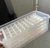 全适 冰块盒制冰盒PP塑料自制大冰格模具带盖创意 2层72格 带冰铲 实拍图