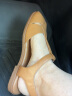 Bata包头凉鞋女夏季商场新款牛皮镂空复古软底罗马鞋ARP02BL3 棕色 37 晒单实拍图