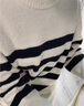 ubras加绒睡衣冬女家居服套装情侣可外穿慕斯条纹舒适居家 米白色-女士套装 L 实拍图