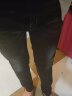 良布牛仔裤男春季新款社会精神小伙网红韩版修身弹力小脚牛仔长裤子男 黑色 31（130斤） 晒单实拍图