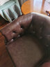堂和聚（tangheju）美式单人沙发椅阳台休闲椅欧式实木真皮老虎椅1719 定制全头层牛皮 单人位 实拍图