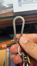 钛合金汽车钥匙扣男士钥匙链挂件腰挂个性创意定制锁匙扣圈环 二代加强 全钛版-大号 实拍图