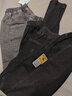 濮仕豪【两件装】春秋季牛仔裤男 宽松弹力港风潮流休闲哈伦小脚束脚裤 YD-901灰色+黑色 3XL【(36-37码)体重155-170斤】 实拍图