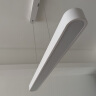 雷士（NVC）一字餐厅吊灯智能高显指吸顶吊灯现代简约长条餐桌灯灯饰灯具亦云 白色36瓦1米高显  推荐1.2米长桌 实拍图