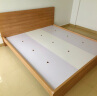 全友家居 床简约卧室家具木板床  1.5米北欧原木色双人床 实拍图