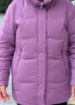 坦博尔羽绒服女中长款宽松连帽厚款保暖女士外套TD236506 紫罗兰 185  实拍图
