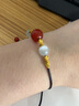 芙蕖 抖音同款红玛瑙项链手链吊坠女款抖音同款珠子锁骨链网红金线珍珠装饰颈链 【情侣款两条装】红玛瑙+猫眼石款【手链+项链】 实拍图