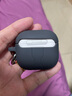 优思顿airpods pro3保护套airpods4保护套升级版男生PRO第3代蓝牙外壳小众高级感i挂绳硅胶适用 【深灰+挂钩】液态硅胶-贴合不掉盖 苹果 Airpods 4 实拍图