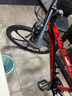 凤凰（Phoenix）山地自行车成人男女学生青少年减震变速越野公路通勤车山地车 24寸黑红碳钢车架十刀轮 30速数字指拨（前中后全轴承） 实拍图