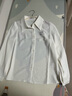 百图（betu）betu百图女装秋季衬衫猫咪图案白衬衣百搭长袖衬衫女 米白 M 实拍图