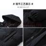 红蜻蜓（RED DRAGONFLY）棉服男冬季加厚连帽棉袄时尚休闲防风保暖防寒舒适男外套黑色3XL 实拍图