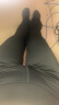 杰丽·莫克高腰提臀鲨鱼喇叭裤女外穿小个子垂感收腹芭比裤健身微喇瑜伽裤 黑色-加长（160-175cm）单条装 L 晒单实拍图