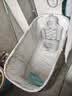 奔麦泡澡桶成人折叠浴桶浴缸洗澡桶家用保温大人婴幼儿童宝宝浴盆大号 【加固款＋升级靠背坐垫】黄 实拍图