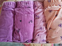 恒源祥中老年人内裤女士纯棉中高腰宽松加肥加大码妈妈三角短裤头全棉质 粉碎花+玉碎花+紫碎花+浅紫 5XL /190(适合160斤-175斤) 实拍图