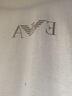 阿玛尼（ARMANI）奢侈品男装 男装短袖t恤男士时尚休闲修身薄款微弹短袖T恤两件装 白色 M 115-135斤 实拍图
