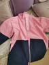 特步（XTEP）儿童童装冬季摇粒绒三防外套拼接保暖连帽风衣 棱镜粉 175cm 实拍图