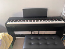 雅马哈电钢琴P125AB智能电子钢琴88键重锤成人初学者便携式入门P115升级 P125AB黑+原装木架三踏 实拍图