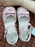 百丽 童鞋25年夏儿童凉鞋女童时尚公主鞋宝宝包头鞋子 粉色30码 实拍图
