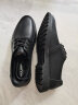木林森（MULINSEN）男鞋商务皮鞋简约日常休闲单鞋 黑色 41码 SL67341 晒单实拍图