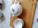 陶瓷茶具套装旅行茶具套装便携式二杯茶壶外出开业旅行包茶盘 定窑白西施一壶二杯 实拍图
