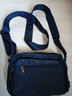 xinran'zj时尚迷你小型斜挎包多口袋尼龙防泼水收银包通勤随身休闲手机小包 宝蓝色 实拍图