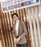 晨芙格子小西装女士外套休闲时尚复古韩版气质修身小个子学生西服上衣 1951咖啡色单件外套 XL码(建议110-120斤) 晒单实拍图