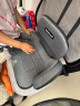 bebelock儿童安全座椅增高垫3-12岁便携式简易车载宝宝坐垫isofix硬接口 太空灰-isofix接口+靠背款 晒单实拍图