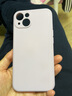 魔岩【镜头全包】适用苹果16手机壳液态硅胶iphone15promax防摔男苹果14Pro保护套13高档简约纯色全包 镜头全包【草紫色】纯色液态硅胶壳 苹果iPhone 13（6.1英寸） 实拍图