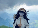 罗蒙（ROMON）户外工装冲锋衣男女同款显瘦百搭防风防水防污登山服外套男女同款 【男女同款】白黑色-单外套 XL 实拍图