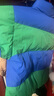巴拉巴拉童装男童羽绒服儿童撞色面包服冬季保暖立领外套时尚潮流 蓝绿色调-白鸭绒-00384 90 cm充绒量63g 实拍图
