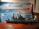 全冠积木泰坦尼克号高难度辽宁号航母积木福建号航空母舰拼装军事系列 勇士号战列舰C0157(820片) 实拍图
