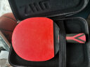 红双喜DHS狂飚八星乒乓球拍直拍比赛成品单拍芳碳H8006赠球 实拍图