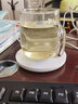 忆壶茶 玻璃茶杯茶具喝水杯子茶道杯 绿茶杯红茶带过滤竹木盖泡茶杯 【保温套装】竹盖杯+保温座 实拍图