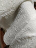 尚都比拉时尚基础款肌理感针织圆领长袖T恤春季上衣女121T40186 米白色 L  晒单实拍图