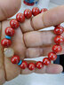 普陀山莲陀记天然紫金朱砂手串女士和田玉本命年手链男款转运真品礼物护身符 8mm帝王砂 男女通用@送女友/男友/长辈 实拍图