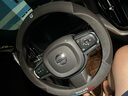 亿智谷方向盘套翻毛皮超薄透气吸汗冬季毛绒方向盘套四季通用把套 适用 沃尔沃s60l xc60 s80l s90xc40 实拍图
