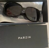 帕森（PARZIN） 太阳镜女 潮流简约偏光太阳眼镜防紫外线开车专用墨镜 PZ6214 紫色 实拍图