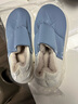 恋家拖鞋女厚底踩屎感保暖家居室内防滑情侣棉拖鞋男士简约防水ins软 深海蓝 44-45 (280mm) 适合43-44脚穿 实拍图