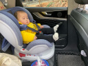 阿罗德（arod）儿童安全座椅0-4-12岁汽车用宝宝可坐躺360度旋转硬接口 海神盾 梦幻蓝-经典 实拍图