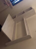 壁小美悬空折叠书桌壁挂式电脑桌实木悬挂墙上书桌书柜一体可折叠学习桌 L型书桌架1056（左）灰白色 包安装 晒单实拍图