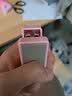 得力（deli） 订书机学生用迷你小号便携订书器装订用品手握式钉书机12号可爱少女心ins骑马装钉 粉色纯色套装（订书机+1小盒钉） 实拍图